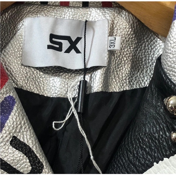 Honey Pot Leather Jacket Graffiti Women’s 3XL - Picture 4 of 7